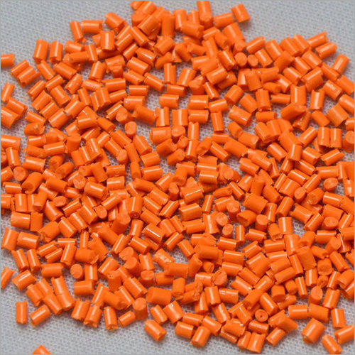Orange ABS Granules - ABS Material Standard Size Bright Orange Color | Durable Versatile Ideal for Injection Molding and 3D Printing Applications