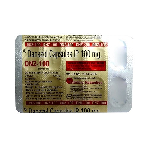 DNZ CAPSULES Danazol Capsules USP 200mg(