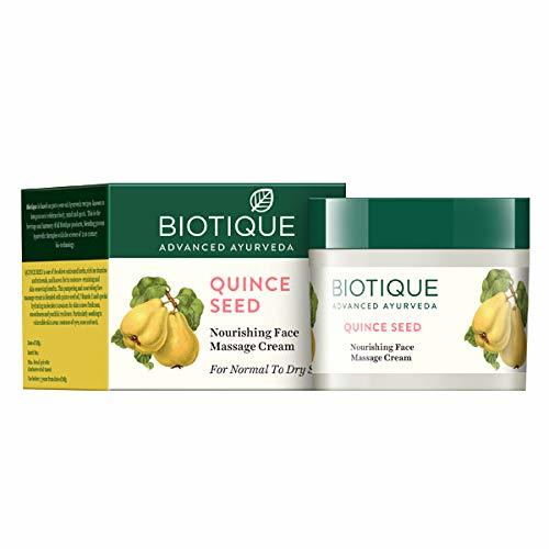 Biotique Bio Quince Seed Nourishing Face Massage Cream For Normal To Dry Skin - 50G Age Group: Adults