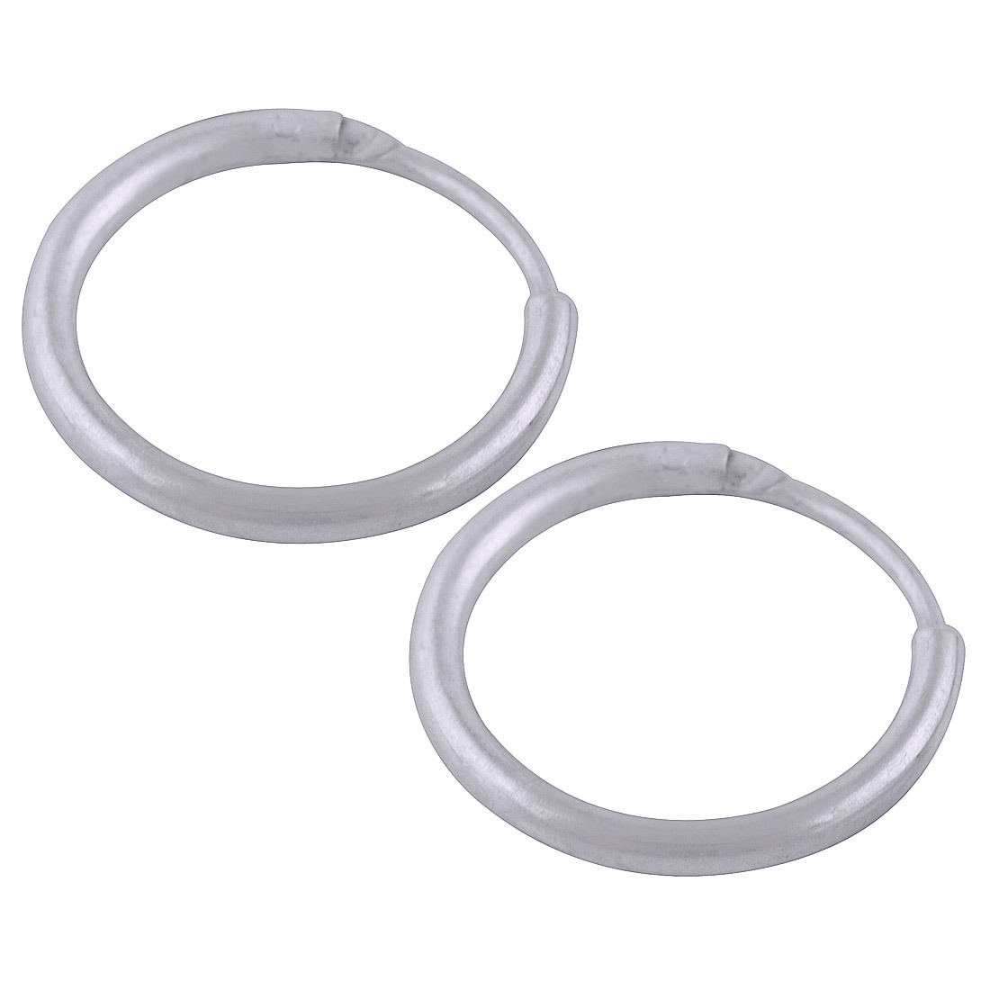 PLAIN 925 STERLING SOLID SILVER BALI EARRINGS