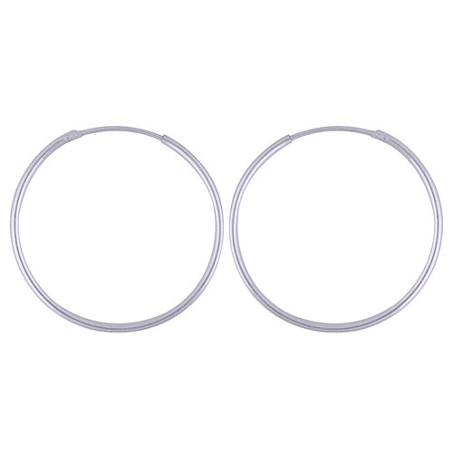 PLAIN 925 STERLING SOLID SILVER BALI EARRINGS
