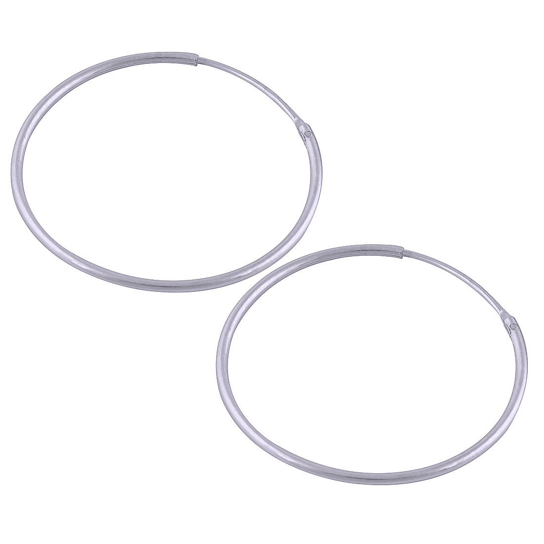 PLAIN 925 STERLING SOLID SILVER BALI EARRINGS