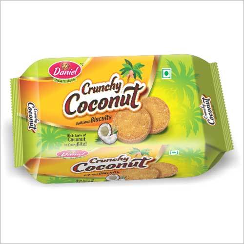 Eggless Crunchy Coconut Delicious Biscuits