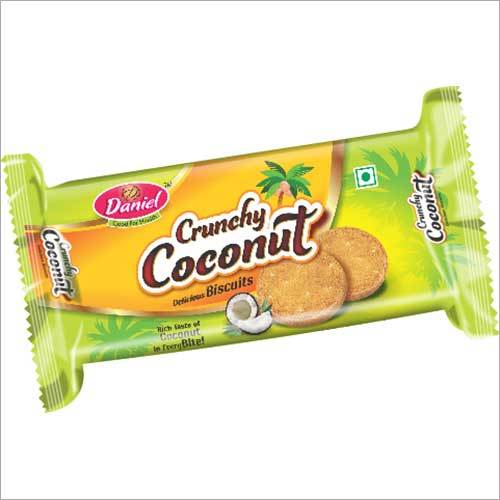 Round Crunchy Coconut Delicious Biscuits