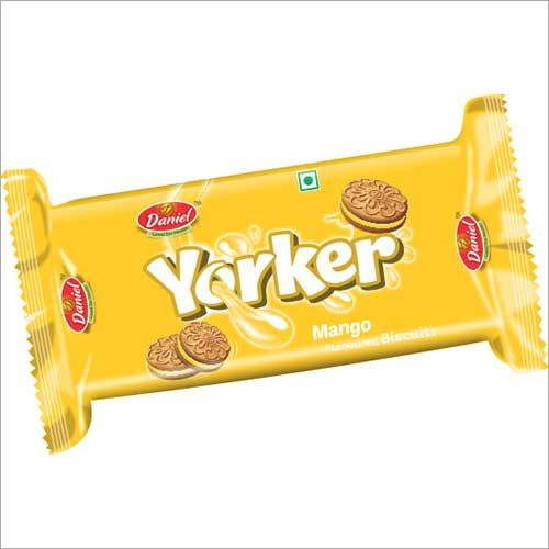 Round Youker Mango Flavoured Biscuits