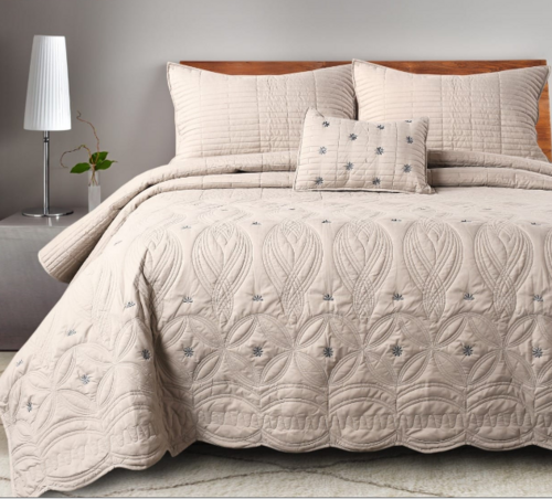 Gifty 4Piece Quilted Bedcover Set