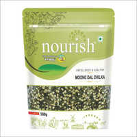 Nourish Moong Dal Chilka - 10 Pack, 500 Grams Bag | Green Color, 1 Year Shelf Life, Ideal For Cooking And Dietary Needs
