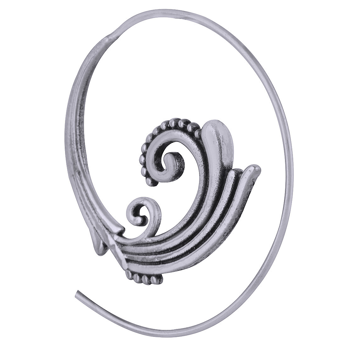 GORGEOUS ENDS PLAIN 925 STERLING SOLID SILVER HOOP EARRINGS
