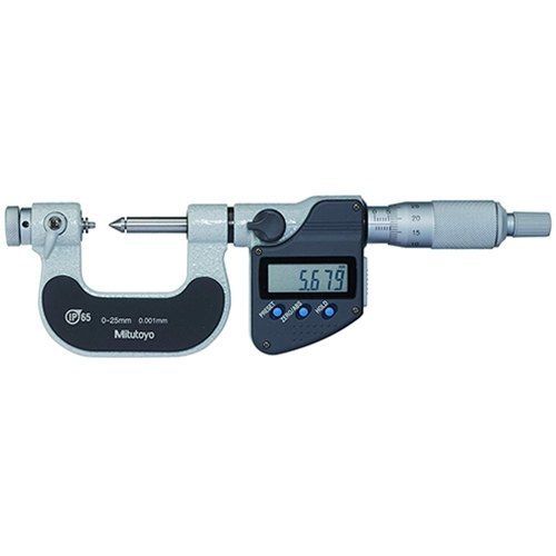 Mitutoyo Digital Screw Thread Micrometer Range: 0-25Mm