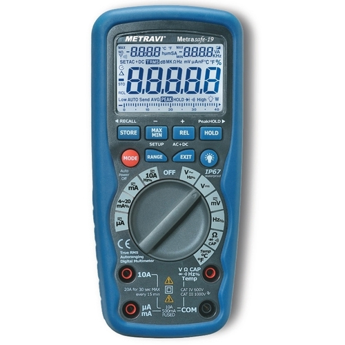 Metravi Metrasafe-19 True RMS Digital Multimeter