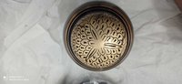 CAT HEAD ENGRAVED BRASS PET URN FUNERAL SUPPLIES