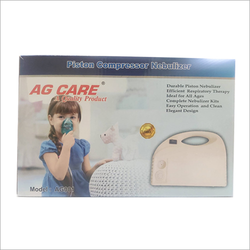 White Ag001 Piston Compressor Nebulizer