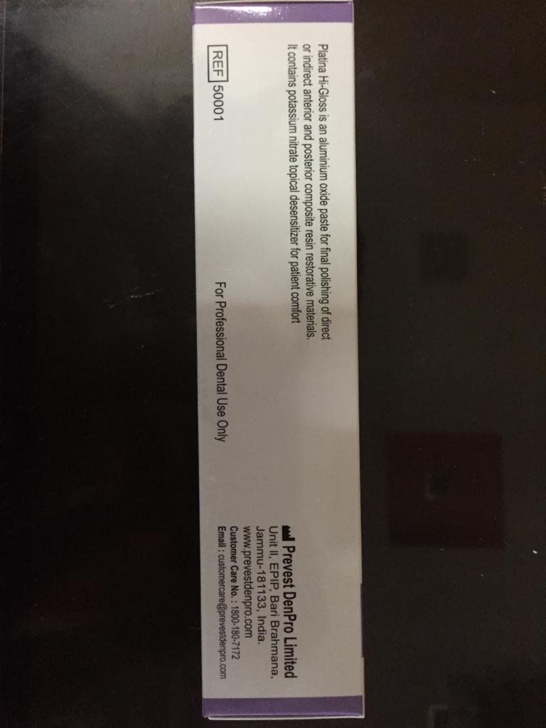 PLATINA HI-GLOSS Dental Products