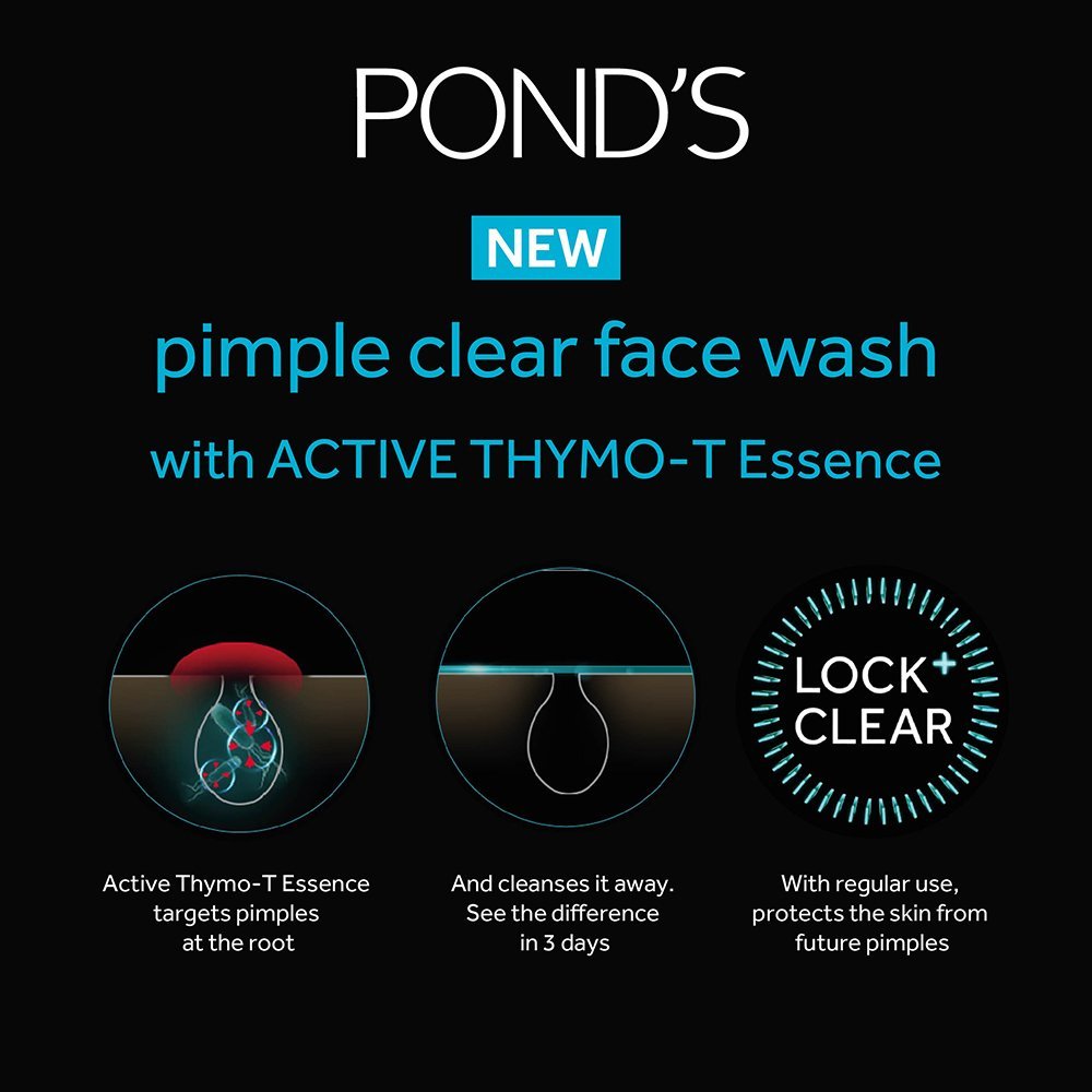 Ponds Pimple Clear Face Wash - 100g
