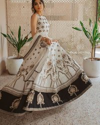 GEORGETTE WITH  HEVVY EMBROIDERY WORK