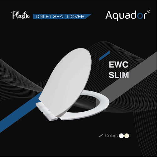 White Ewc Slim Toilet Seat Cover