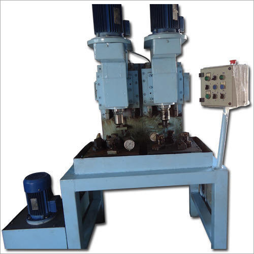 Boring and Facing Machine - 3-4 Inch Bore Size, 50-100 Feet Max Boring Depth | New MS Material, Electric Power Source, Grey and Blue Finish