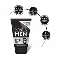 PONDS Men Charcoal Blackhead Removal Detox Peel Off Mask
