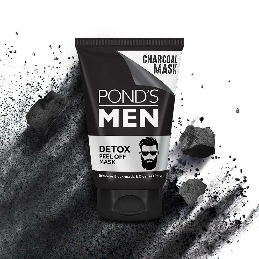 PONDS Men Charcoal Blackhead Removal Detox Peel Off Mask