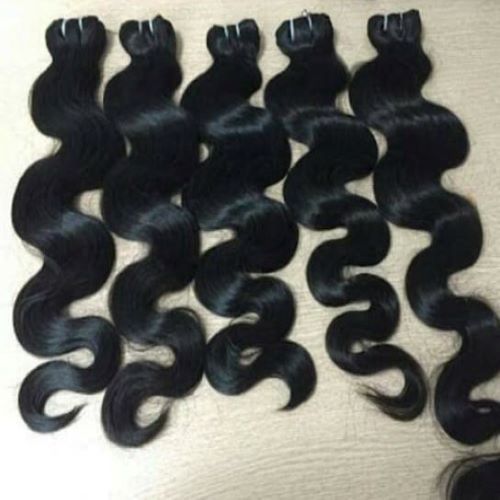 20-Inch Weft Temple Human  Hair
