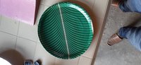 Areca Leaf Plate - 12 Inch Round, Green Color, 0.5 mm Thickness, 10 Grams Weight | Eco-Friendly Disposable Solution