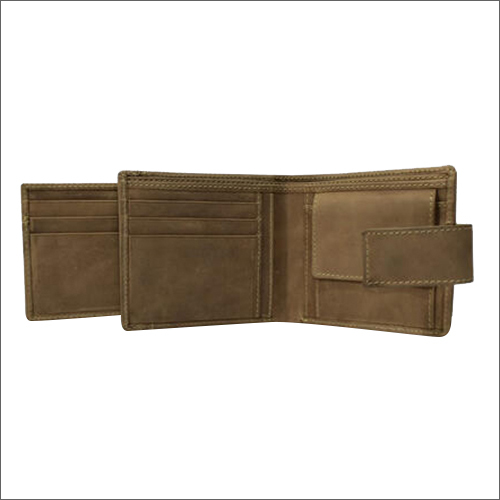 Handmade Hunter Leather Tan Mens Wallet