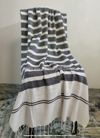 Grey Bulk Kikoy Towel Wholesalers