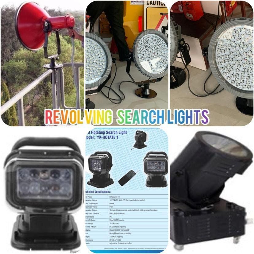 Revolving Search Light Vehicle Mounted