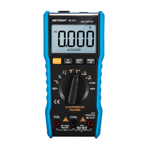 Metravi XB-33CF Digital TRMS Multimeter for indusrial use