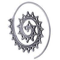 AUTHENTIC HANDWORK PLAIN 925 STERLING SOLID SILVER HOOP EARRINGS