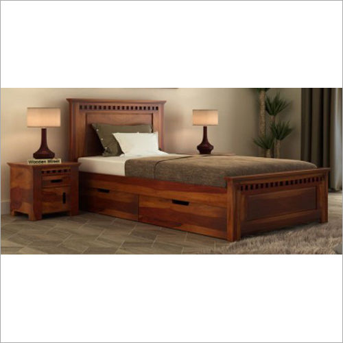 Wooden Queen Size Cot Bed