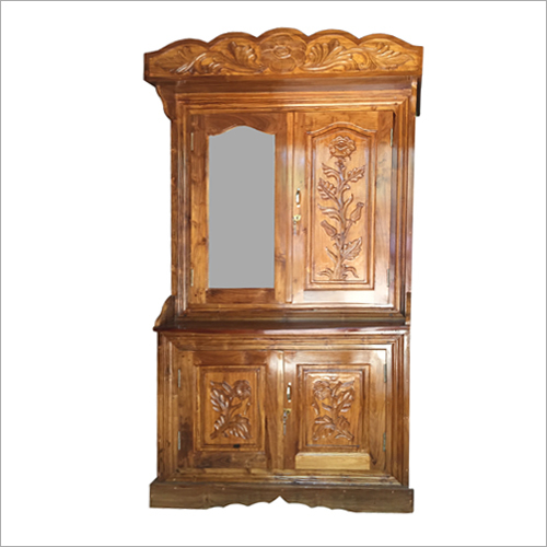 Wooden Designer Wardrobe - Premium Quality Solid Wood Construction | Elegant Indoor Storage Solution, Customizable Design and Spacious Organization