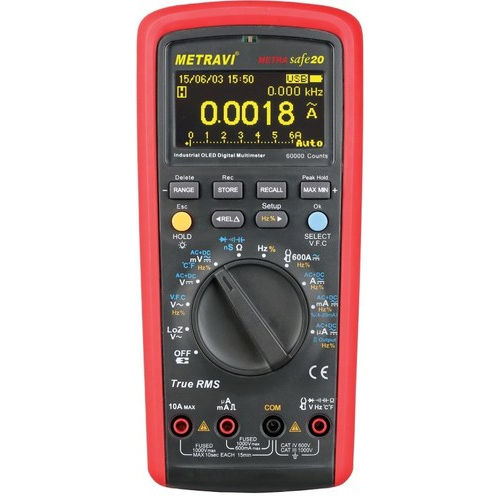 Metravi Metrasafe 20 Digital TRMS Multimeter