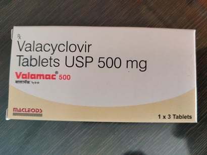 Valacyclovir Tablets Usp 500mg