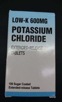 Potassium Chloride 600 Mg