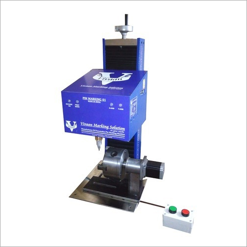 Pin Marking Machine For Round Marking By VIVAAN MARKING SOLUTION-II