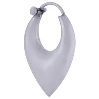 UNIQUE PLAIN 925 STERLING SOLID SILVER BALI EARRINGS