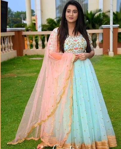 EMBROIDERED ANARKALI GOWN