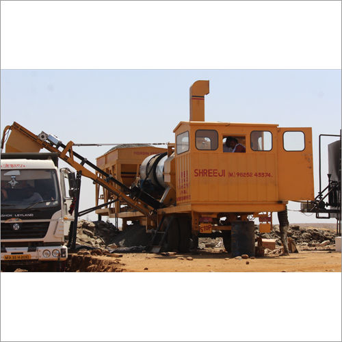 Automatic Mobile Asphalt Drum Mix Plant