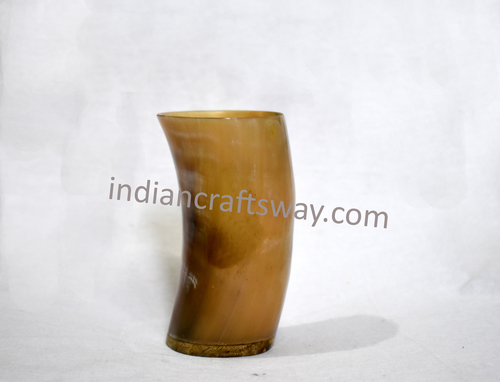 Viking horn glass By INDIAN CRAFTS WAY