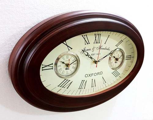 Antique Finish Wooden Wall Clock
