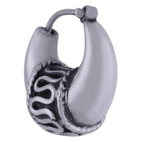 STUNNING PLAIN 925 STERLING SOLID SILVER BALI EARRINGS