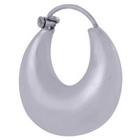 PLAIN 925 STERLING SOLID SILVER BALI EARRINGS