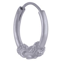 PLAIN 925 STERLING SOLID SILVER BALI EARRINGS
