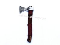 Viking axe with leather cover