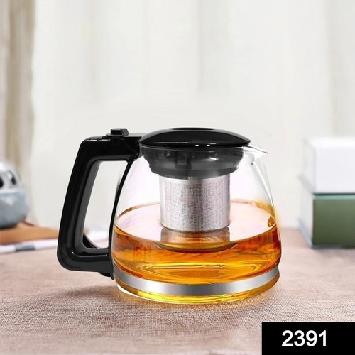 2391 Glass Kettle/teapot With Stainless Steel Infuser & Lid By DEODAP INTERNATIONAL PRIVATE LIMITED