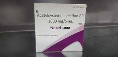 Acetylcysteine Injection Bp 1000mg/5ml