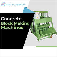 Concrete Block Making Machine