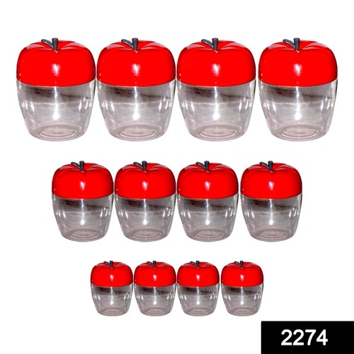 2274 Air Tight Apple Shape Storage Container
