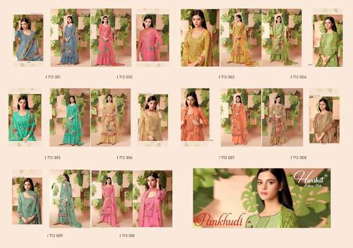 Pankhudi By Alok Suit Pure Cotton Digital Print Dress Materials Set Decoration Material: Cloths